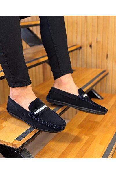 Parlak Kuşaklı Süet Rock Ayakkabı