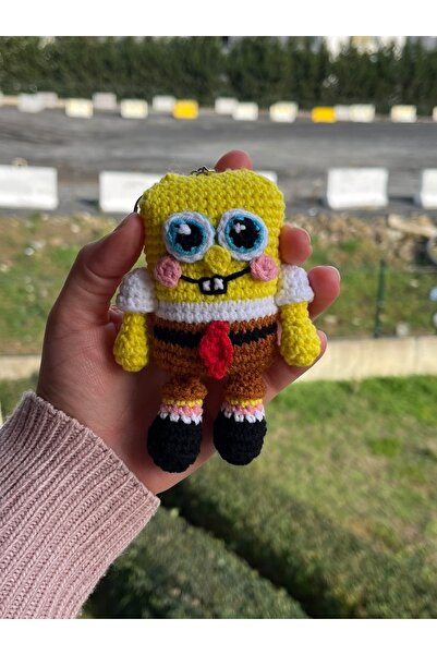 KayNal Sünger Bob Örgü Anahtarlık