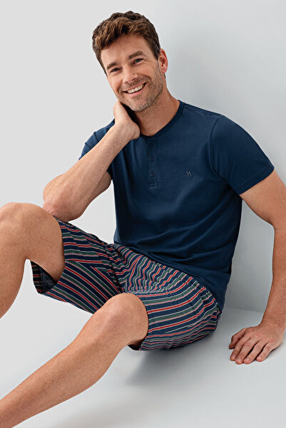 Arnetta Set de pijamale bleumarin pentru bărbați