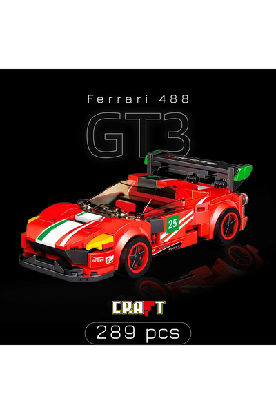 MJ TOYS Teknik Ferrari 488 GT3 Yapı Oyuncak Araba Ferrari Yapı Oyuncak Araba ...