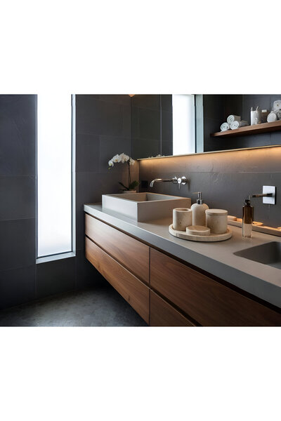 DEISIS HOME Traverten 5li Banyo Seti