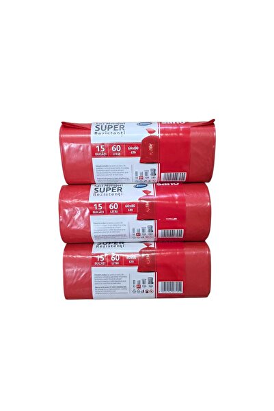 Sano OPTIMA SUPER BAGS 60L, TOMATOES pack of 3 pcs