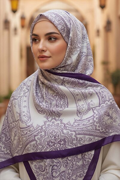 TOFİSA Серія Otantic Ethnic Бавовняний шарф Фіолетовий - 28109-MOR