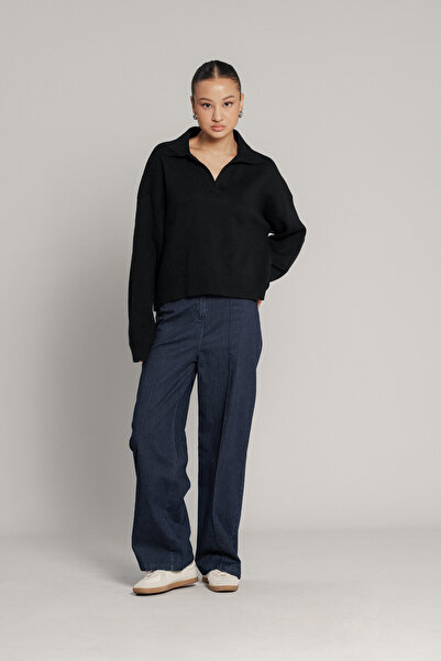 Nisan POLO NECK KNIT SWEATER