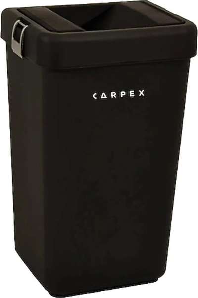 Carpex Optima Siyah Çöp Kovası 8 L