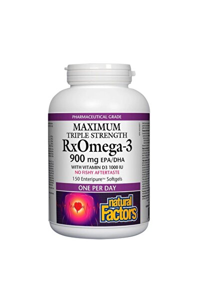 Natural Factors Nf Maximum Rxomega 3 900Mg Epa/Dha Softgels 150S