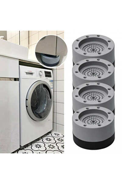 HSMKTP Set de 4 picioare antiderapante pentru mașina de spălat sau mobilă