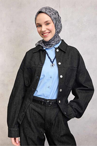 Silk Home Pamuk Poliester Mekani šal svetlo sivi Cvetni dezen Protivklizno Te...