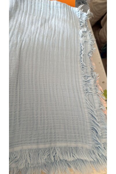 Babito Baby Baby-Child 100% Cotton Soft 4-Layer Tasseled Muslin Baby Blanket 100X120