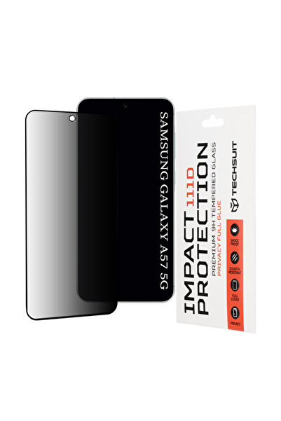 Techsuit 111D Privacy Full Glue Glass for Samsung Galaxy A57 5G