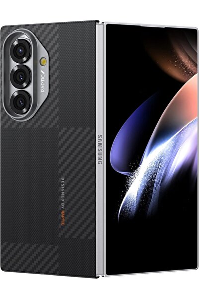 Raptic غطاء خلفي فقط من ألياف الأراميد جيوتيك لهاتف سامسونج جالاكسي زد فولد 7...