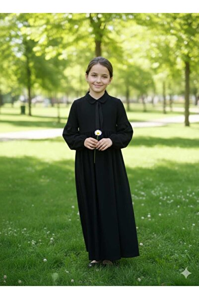 KDM Bebe Yaka Tesettür Çocuk Elbisesi
