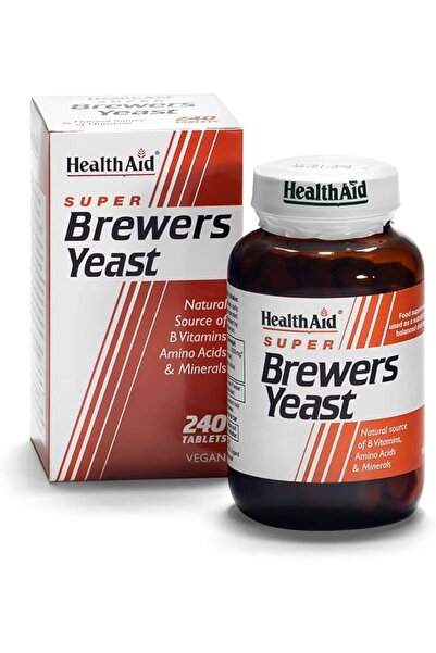 Health Aid أقراص خميرة التخمير الفائقة من ها، 240 قرصًا