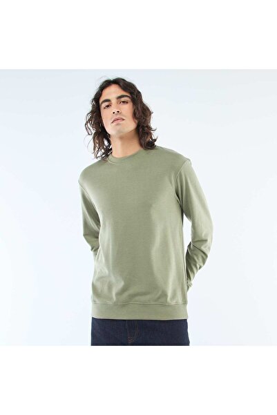 KIABI Plain lightweight sweatshirt GREEN