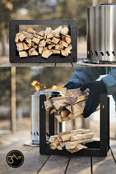 3Art Metal Dekorasyon Tic.Ltd.Şti Metal Odunluk - Şömine ve Soba Yanı Odun St...