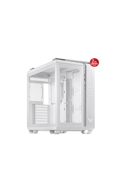 ASUS TUF Gaming GT502 Plus Panaromik Temperli Cam USB 3.2 ATX Beyaz Gaming Kasa