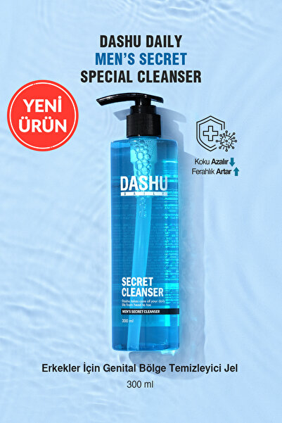Dashu Erkekler İçin Genital Bölge Temizleyici Jel Daily Vita-Flex Mens Secret...