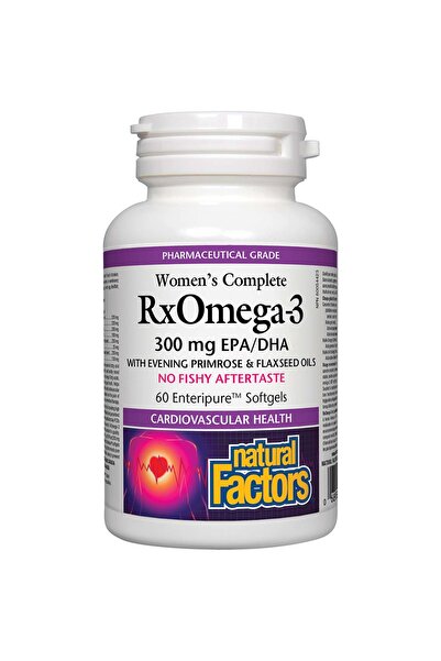 Natural Factors Nf Womens Rx Omega-3 300Mg Epa/Dha Softgels 60S