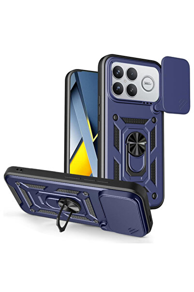 Techsuit Θήκη προστασίας κάμερας Xiaomi Poco F8 Ultra σειρά CamShield, μπλε