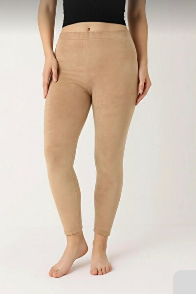 Altınay Women's High Waist Shaping / Sculpting Soft Textured Velvet Leggings ...