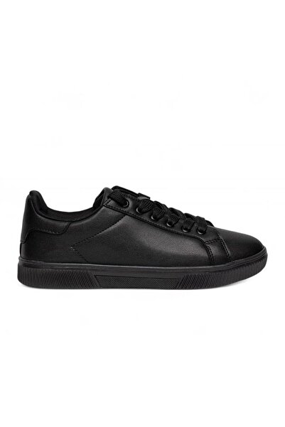 birizmoda Women's Leather Sneaker - Black