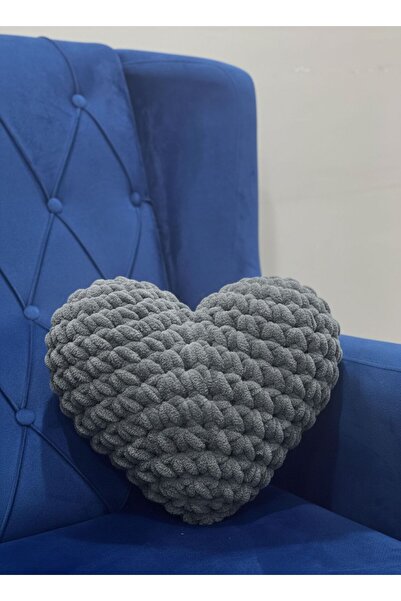 Pamuktan Tene Kalpli Dekoratif Yastık Kalp Özel Yastık /Hediyenin En Güzeli R...