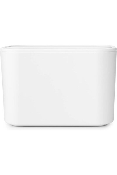 Brabantia Bathroom Waste Bin, White, One Size, Plastic, Swing Lid