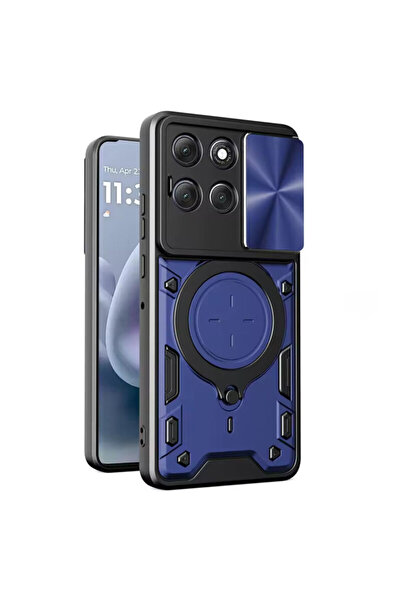 Techsuit Motorola Moto G86 CamGuard Pro Case, Blue