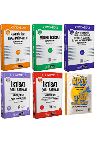 Pegem Akademi Yayıncılık 2026 KPSS A Grubu Makro-Mikro İktisat-Türkiye Ekonom...