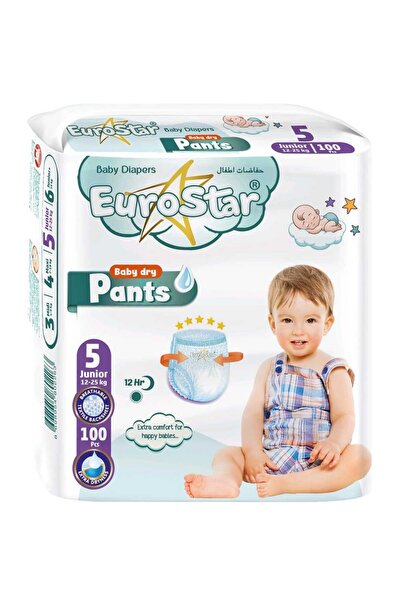 EuroStar Jumbo Kilot Bebek Bezi 5 Numara 100 Adetli