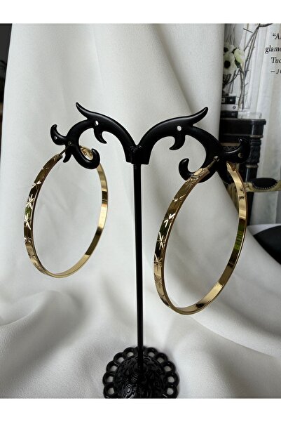 XUPING JEWELRY Yıldız Desenli Halka Küpe