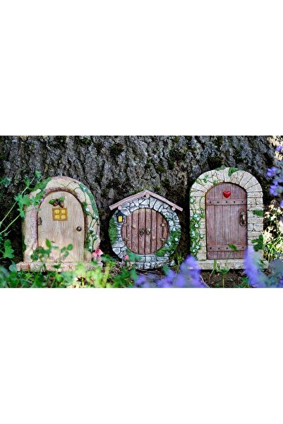 Top Collection زينة باب الجنية المسحور للحديقة، 13.3 سم، مقاس صغير