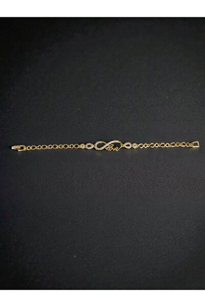 Silver Xuping Sonsuzluk Love Yazılı Zirkon Taşlı Bileklik