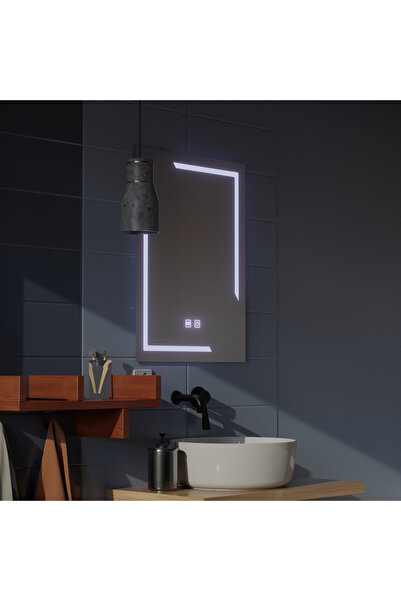 iTin Oglinda LED Rectangulara, 50x70cm, ECLISSA Touch, Sistem Dezaburire, Dim...