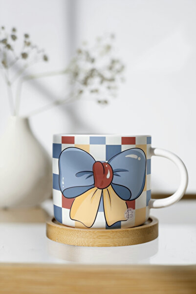 EYBaskı Tasarım Colorful Pattern Printing Porcelain Mug