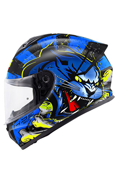 Givi 50.X WILD MAT SİYAH-MAVİ KASK