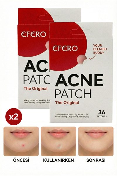 efero Akne Ve Bandı Pimple Patch 72 Adet Patch
