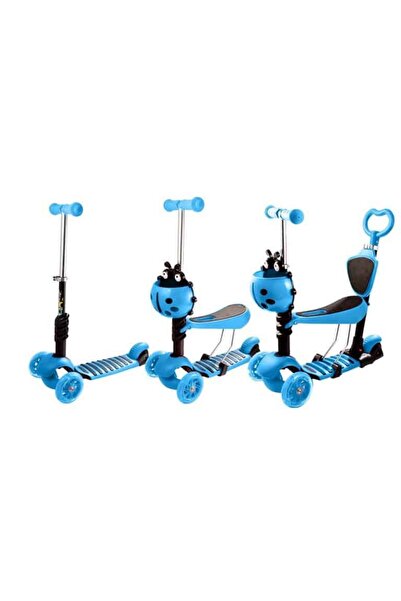 KlaussTech Πατίνι 5 σε 1, Evolutionary, Ζάντες Σιλικόνης, Μπλε