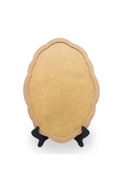 na neşeli ahşap Oval - Dikdörtgen Boyama Pano Kendin Yap Dekoratif Hobi Ürünü...