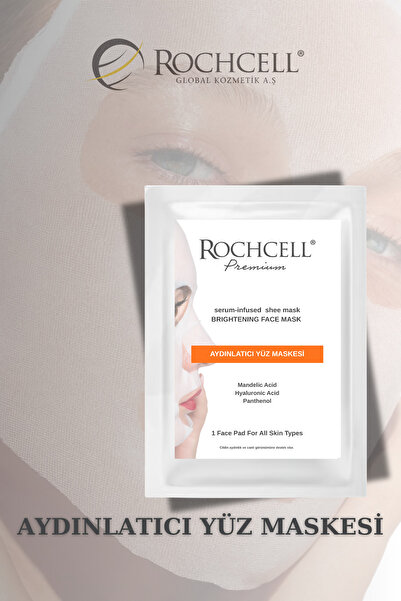 Rochcell AYDINLATICI YÜZ MASKESİ (TEK KULLANIMLIK)