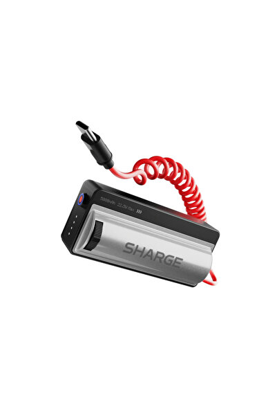 Sharge - 5.000mAh Powerbank ve Kamera Tutucu - Dokunsal Deklanşör - Taşınabil...