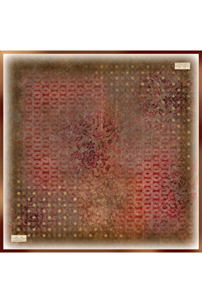 LA BOUTIQUE وشاح خريفي 2487-01 90×90