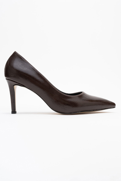 Ataköy Ayakkabı KADIN STILETTO KAHVE KIRISIK