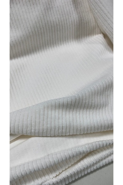 Butik Babadağ Fabric Is One Piece Measuring 150X2.50Cm, Made of Soft Cotton with Stretch Fabric Velvets.