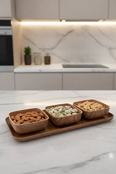 CASTEROLİ 4 Parça Sosluk , Kahvaltılık , Lokumluk , Çerezlik Seti