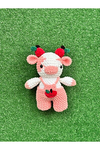 Luma desingss İNEK ORGANİK AMİGURUMİ OYUNCAK & UYKU ARKADAŞI