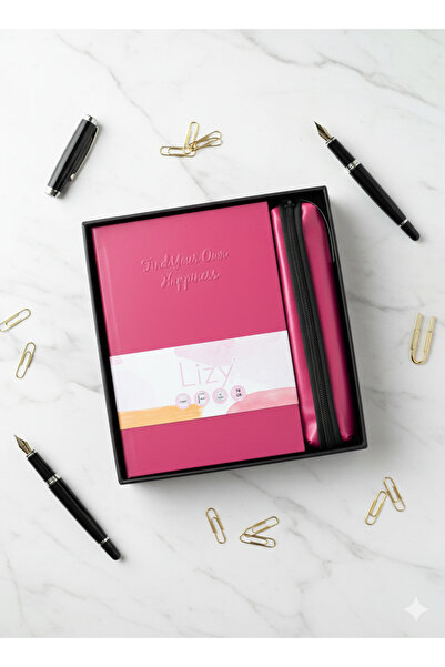 Adalinhome Lizy Блокнот і пенал у подарунковому наборі (лінійка, 168 аркушів)