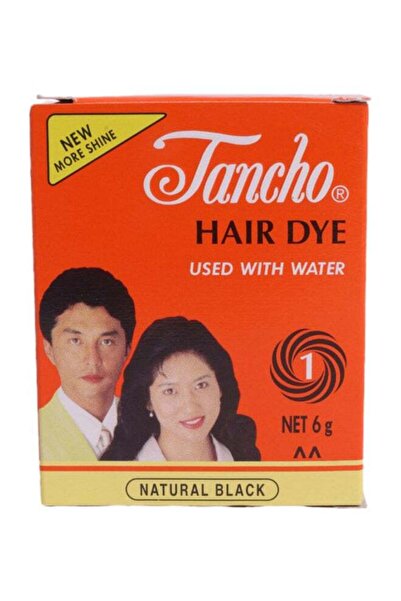 tancho صبغة شعر سوداء 6 جرام
