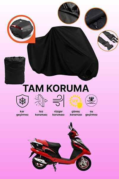 dokaca Mondial 100 Rt Compatible Motorcycle Tarpaulin Compatible with Black R...