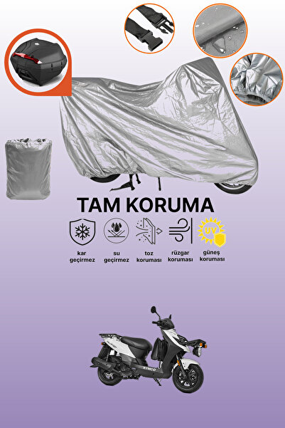 dokaca Motorcycle Tarpaulin Compatible with Kymco Agility Carry 125I Compatib...